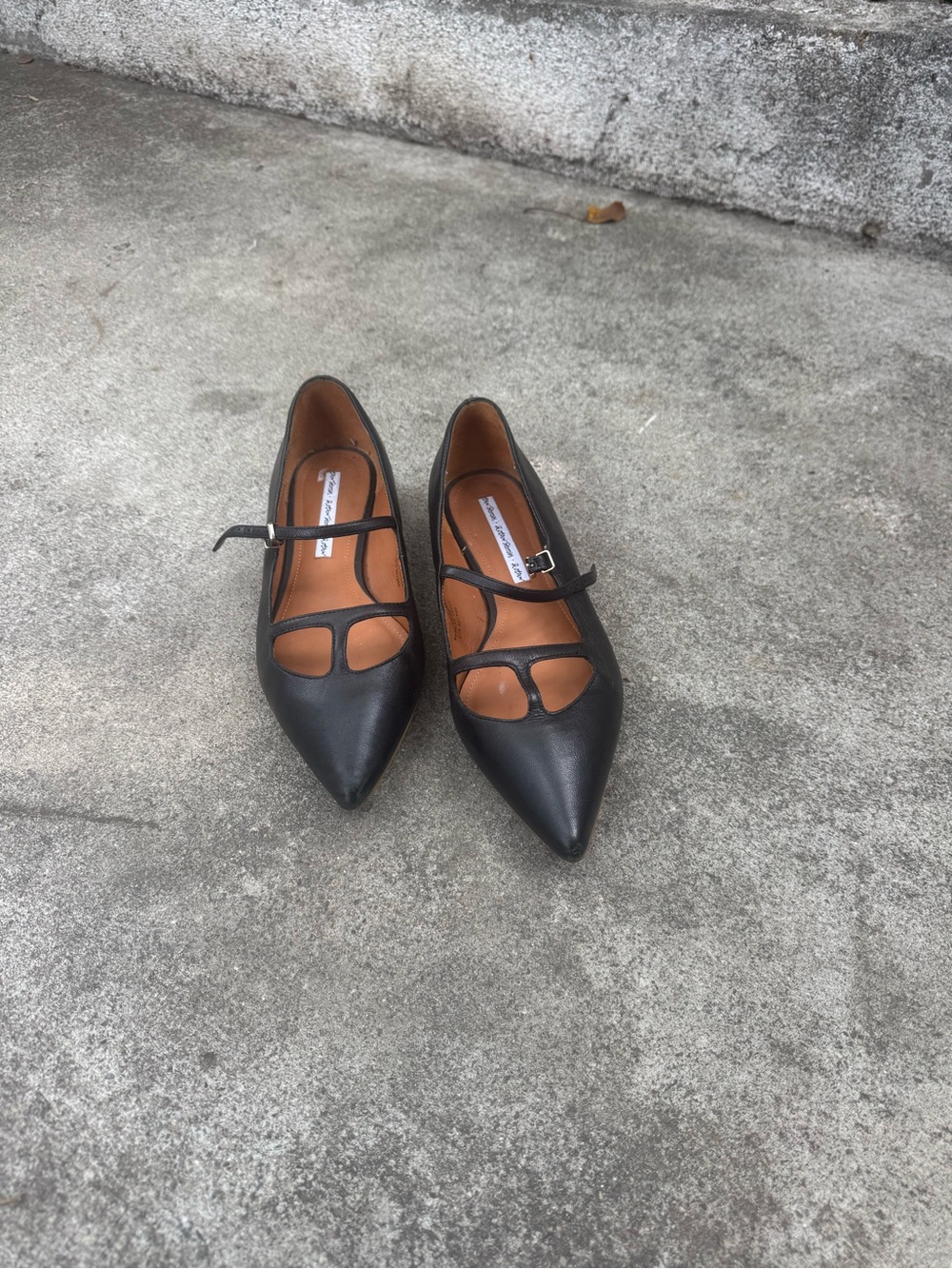 & Other Stories Black Pointed Mary Jane Flats - Picture 2 of 7